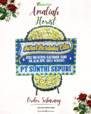 Papan Bunga Duka di Singkawang Tengah