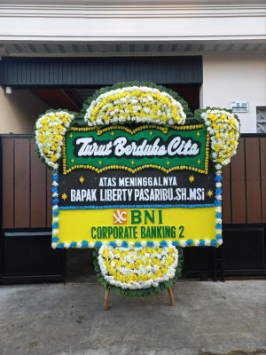 Papan Bunga Duka di Singkawang Tengah