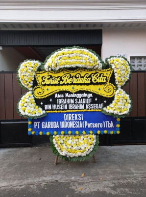 Papan Bunga Duka di Singkawang Tengah