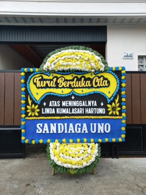 Papan Bunga Duka di Singkawang Tengah